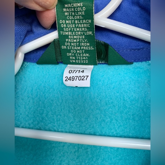 LLBEAN ZIP-UP FLEECE FOR TODDLER/LITTLE GIRLS SIZE 4T - Picture 5 of 12